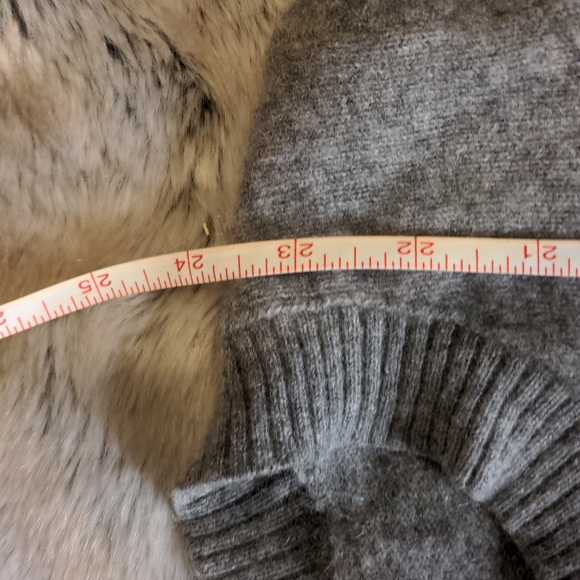 M-💯% CASHMERE Grey Sweater - Picture 5 of 7